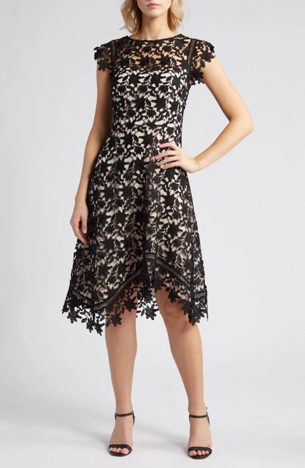 eliza j flounce lace dress Eliza J | Dresses | Eliza J Flounce Lace Dress Ivory