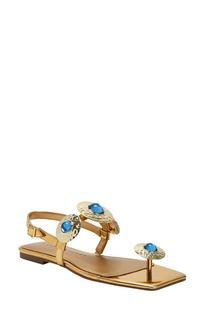 Katy Perry The Camie Stone Slingback Sandal In Gold
