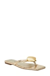Katy Perry The Camie Shell Flip Flop In Gold