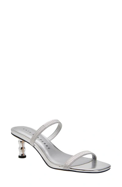 Katy Perry The Leilei Stretch Sandal In Silver