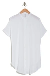 Boho Me Cover-up Shirtdress In White