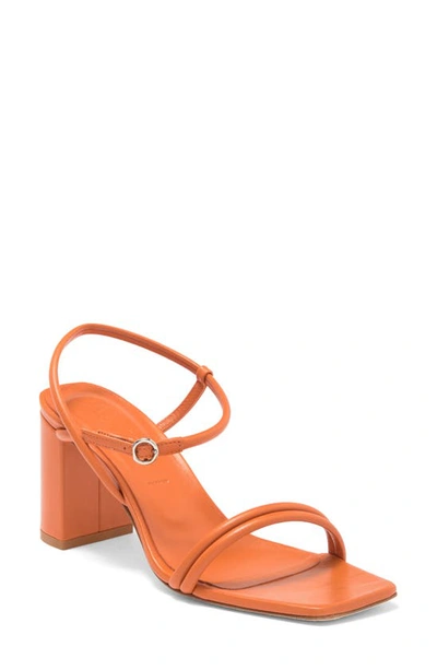 Aeyde Helene Ankle Strap Sandal In Saffron