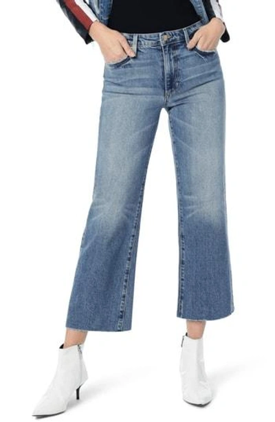 Joe's The Classics Collection Wyatt Crop Wide Leg Jeans In Fontaine