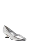Katy Perry The Laterr Pump In Silver- Polyurethane,polyester