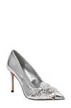 Katy Perry The Revival Bow Pointed Toe Pump In Silver