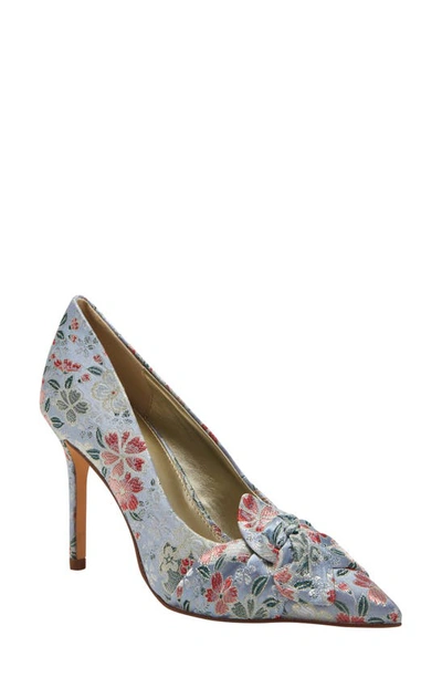 Katy Perry The Revival Bow Pointed Toe Pump In Blue Multi