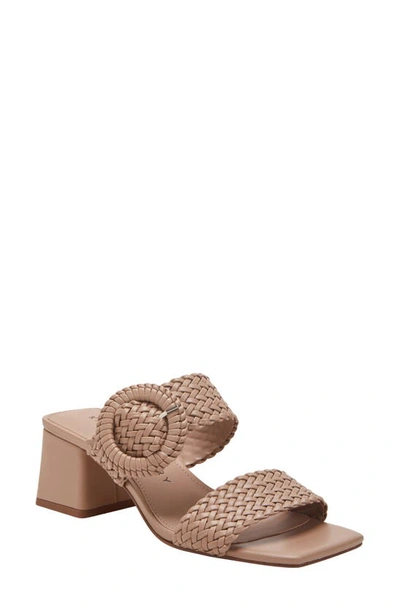 Katy Perry The Gemm Woven Slide Sandal In True Taupe