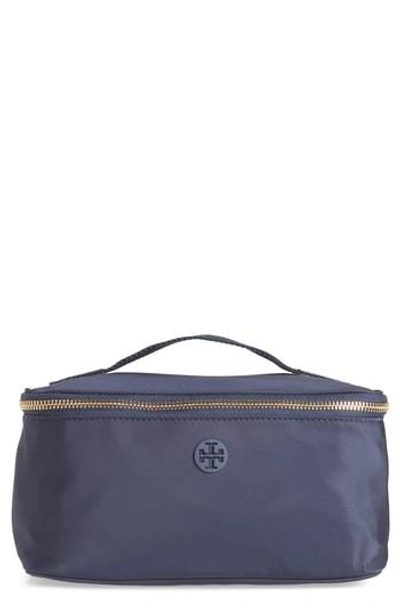Tory Burch Nylon Cosmetics Case In Pink Happy Times