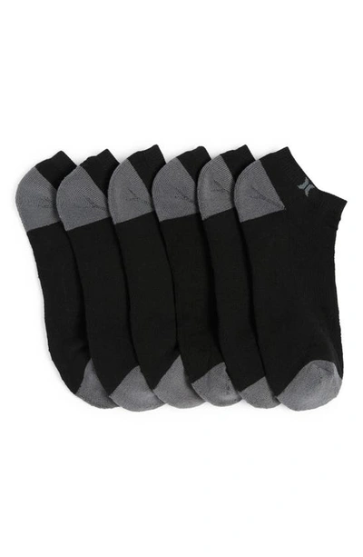 Hurley Pack Of 6 Terry Ankle Socks In Black