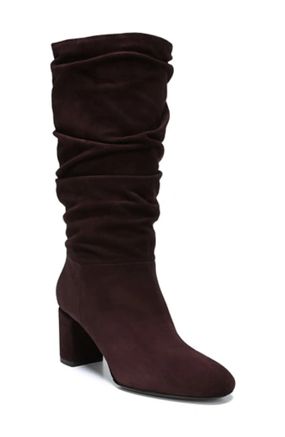 Via Spiga Women's Naren Suede Tall Slouch Boots In Port