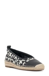 Vince Camuto Miheli Slip-on Espadrille In Black/ Cream