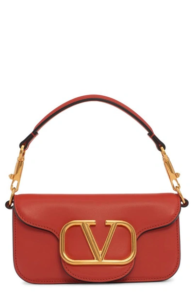 Valentino Garavani Foldover Chain Strap Shoulder Bag In Kt7 Amber