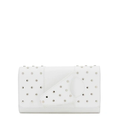 Perrin L'asymetrique Studded Leather Clutch