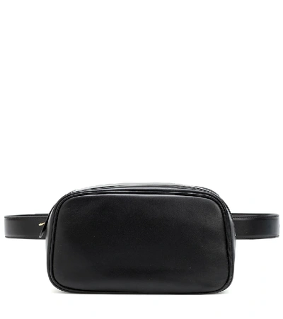 The Row Puffy Nylon Convertible Fanny Pack Bag In Black