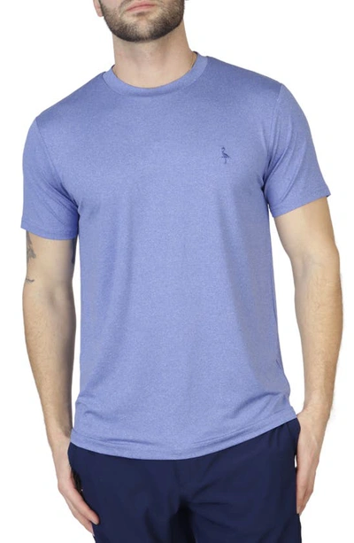 Tailorbyrd Mélange Performance T-shirt In Blue Byrd