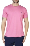 Tailorbyrd Tonal Melange Performance Tee In Rose Pink