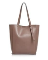 Rebecca Minkoff Stella Leather Tote - Brown In Mink Pink/gold