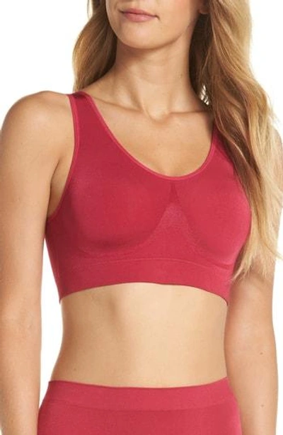Wacoal B Smooth Seamless Bralette In Cerise
