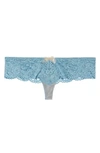 B.tempt'd By Wacoal 'ciao Bella' Tanga In Blue Smoke