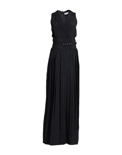 Simona Corsellini Woman Jumpsuit Black Size 2 Acetate, Silk