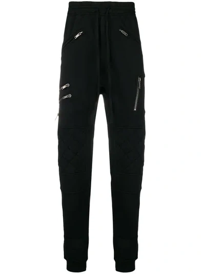 Haider Ackermann Perth Black Biker Cotton Sweatpants In Black