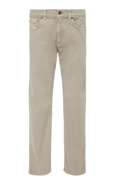 Eidos Cotton Twill Pants In Grey