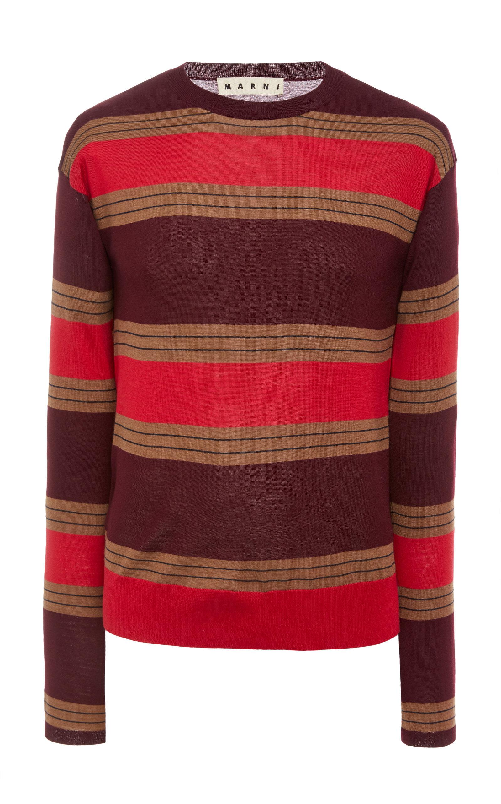 Marni Striped Wool T-shirt | ModeSens