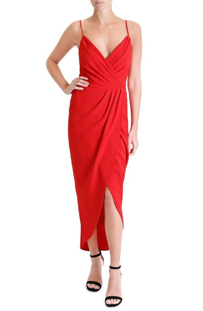 Julia Jordan High-low Dress In Red