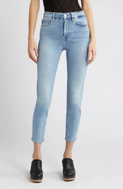Frame Le High Ankle Crop Skinny Jeans In Colourado