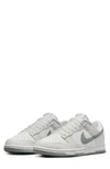 Nike Dunk Low Retro Basketball Shoe In White/ Smoke Grey/ Platinum