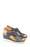 Pikolinos Aguadulce Slingback Wedge Sandal In Blue