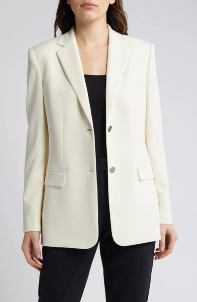 Theory Admiral Relaxed Fit Blazer In Beige