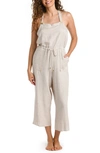 La Blanca Delphine Cover-up Jumpsuit In Taupe