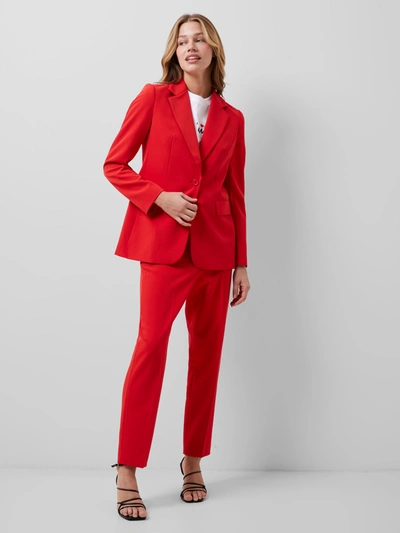 French Connection Echo Single Breasted Blazer True Red