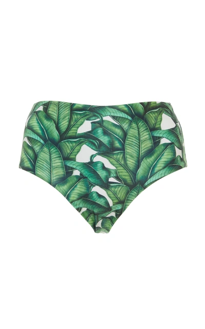 Verde Limon Angeles Half Waisted Bottom In Print