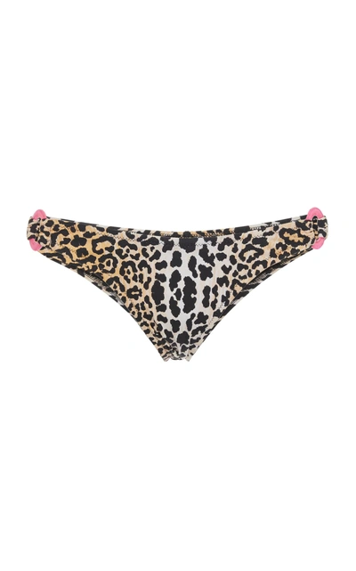 Reina Olga Rings Bikini Bottom In Animal