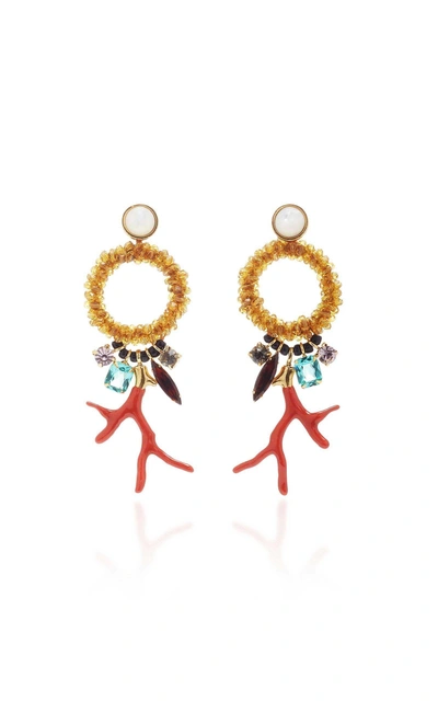 Lizzie Fortunato Ornament Earrings In Red