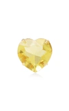 Mordekai Crystal Heart Ring In Yellow