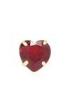 Mordekai Crystal Heart Ring In Red