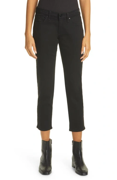 Rag & Bone Dre Low Rise Slim Boyfriend Jeans In Black
