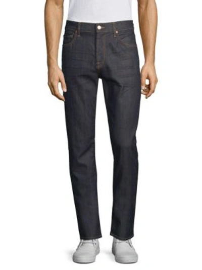 7 For All Mankind Luxe Sport Adrien Taper Slim Fit Jeans In Authentic In Caveat