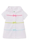 Little Me Babies' Hooded Cover-up Dress In White