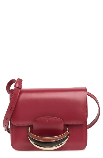 Chloé Kattie Crossbody Bag In Smoked Red