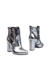 Paris Texas Ankle Boot In Silver
