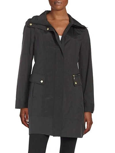 Cole Haan Women's Packable Raincoat In Black