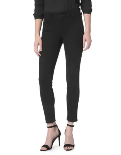 Nydj Ami Frayed Skinny Jeans In Black