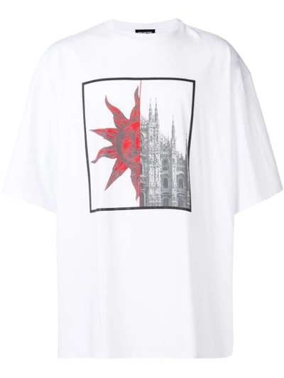 Fausto Puglisi Printed T In White