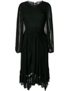 Ulla Johnson Arielle Ruched Dress In Black