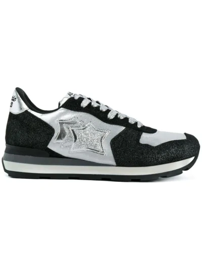 Atlantic Stars Glitter Vega Trainers - Black