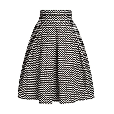 Rumour London Ravello Chevron Midi Skirt